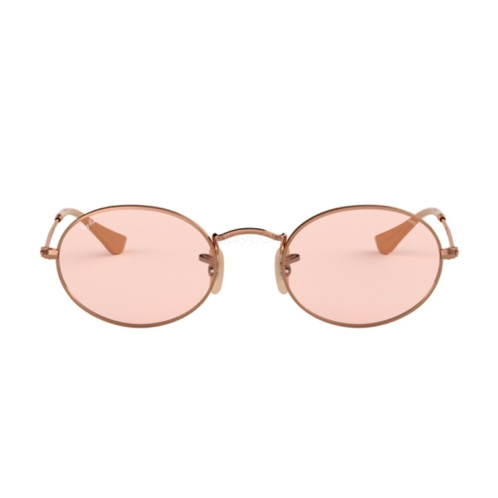 Ray Ban Rb3547n Oval Metal Frame Sunglasses