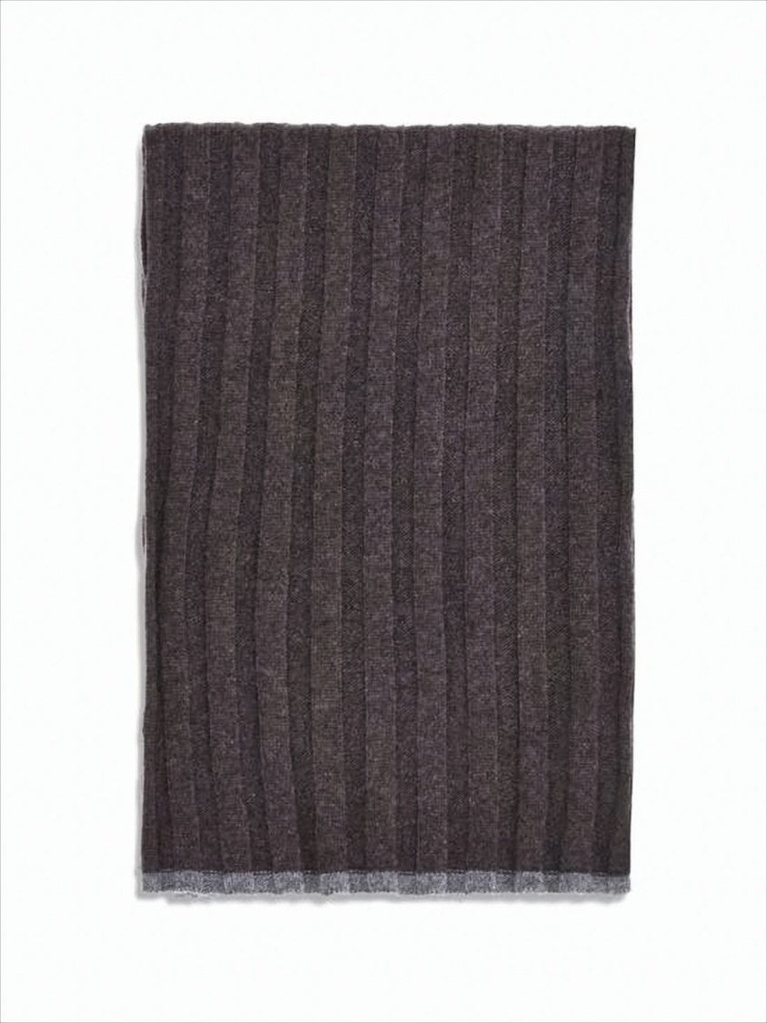 Brunello Cucinelli Ribbed Cashmere Scarf