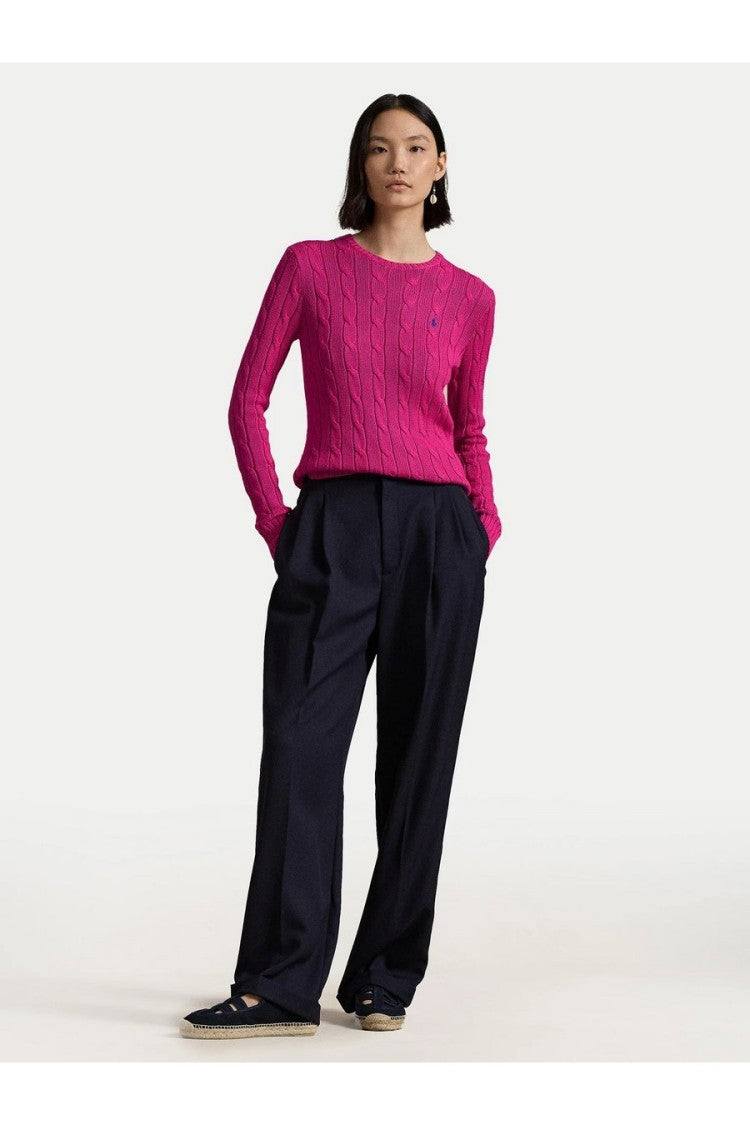 Polo Ralph Lauren Cable Knit Sweater With Round Neckline