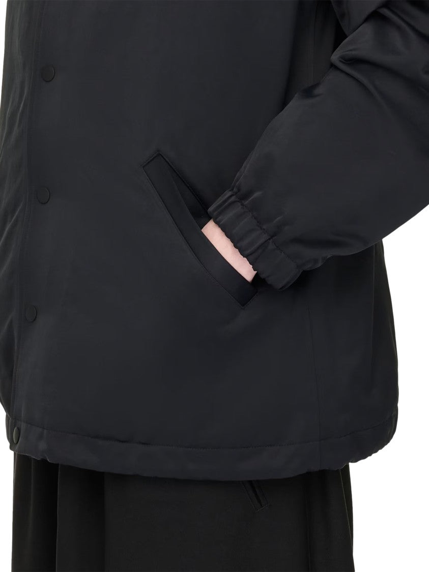 Y-3 Matte Black Jacket With Classic Collar