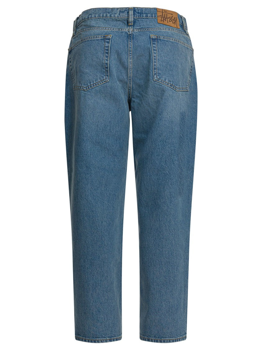 Stussy Classic Fit Medium Blue Denim Jeans