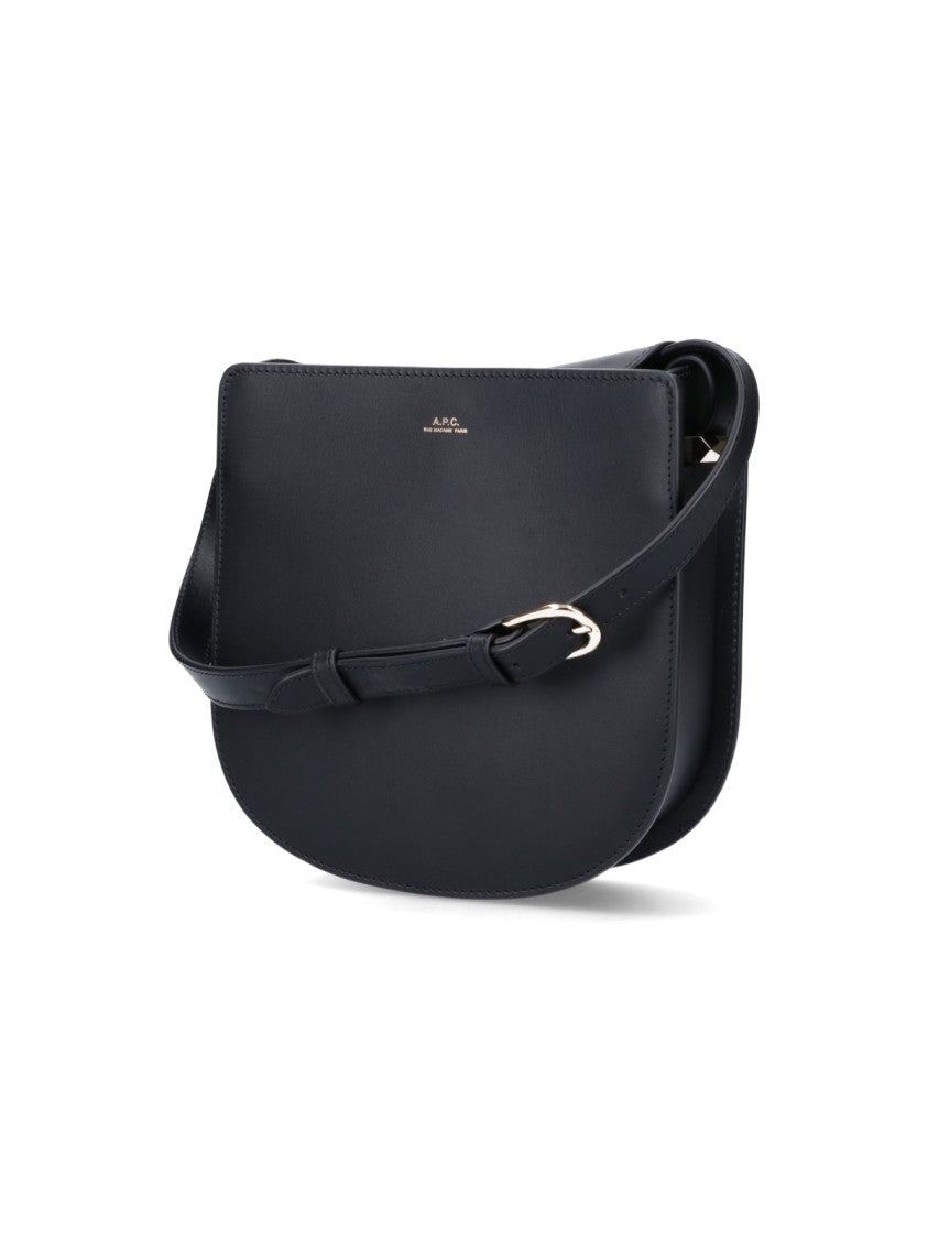 A.P.C. "Genève" Crossbody Bag – Black