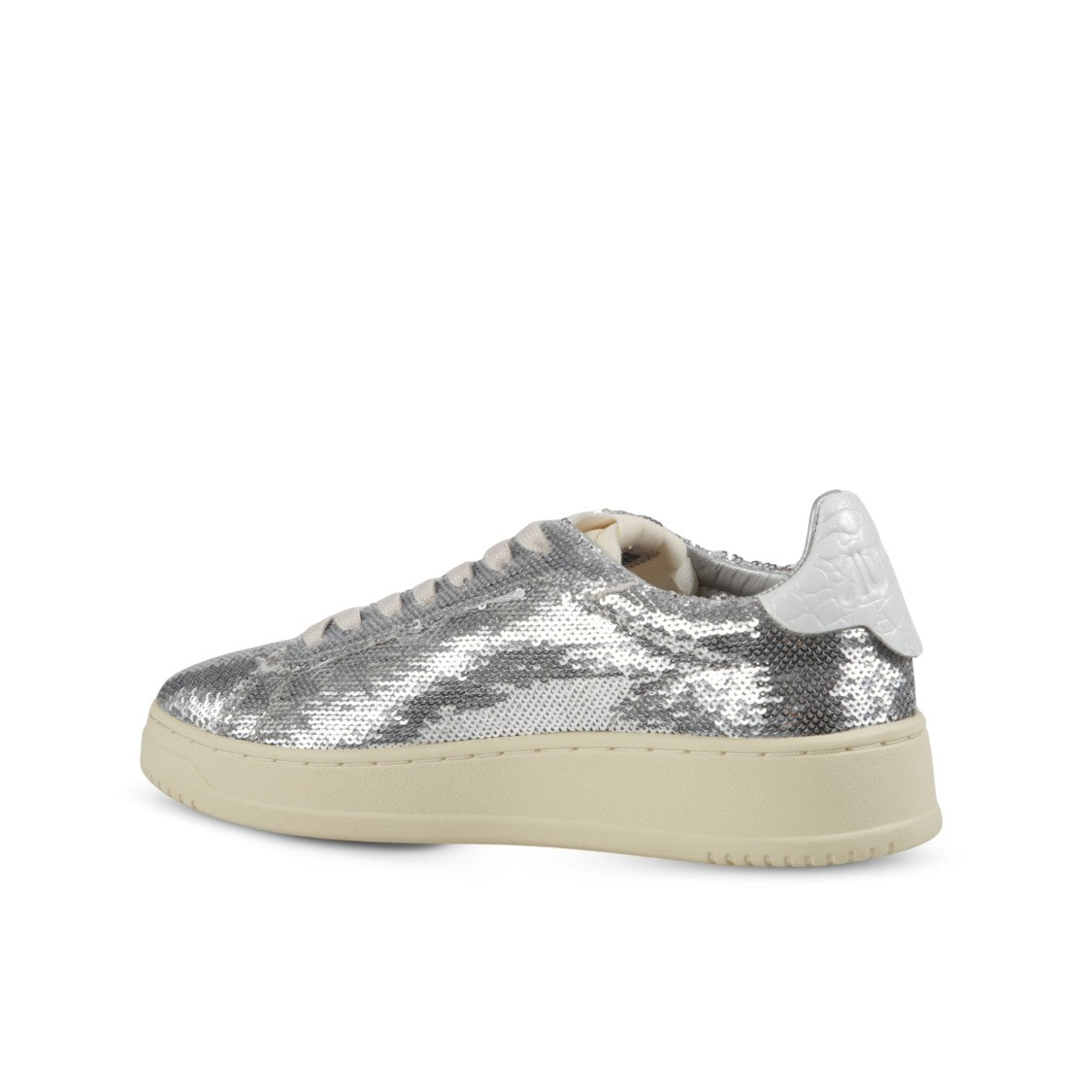 Autry Low-Top White Sneakers With Silhouette