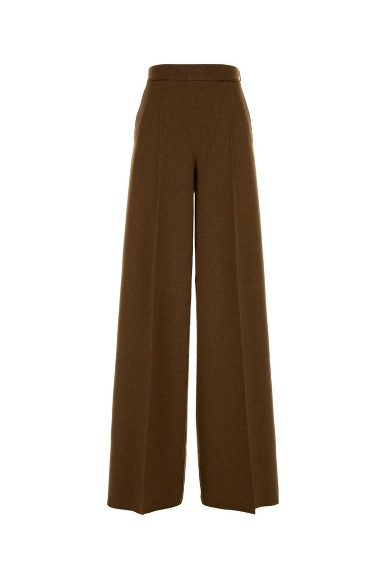Max Mara Camel Axe1234 Wide-Leg Pant