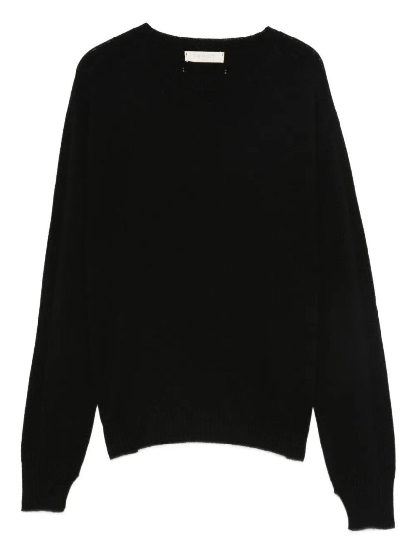 Twin-Set Relaxed Cashmere Blend Sweater