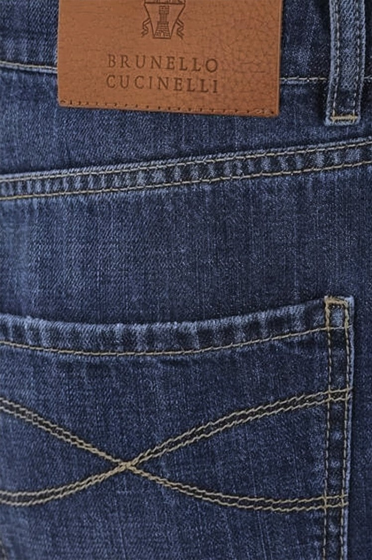 Brunello Cucinelli Denim Pants With Classic Five-Pocket Design
