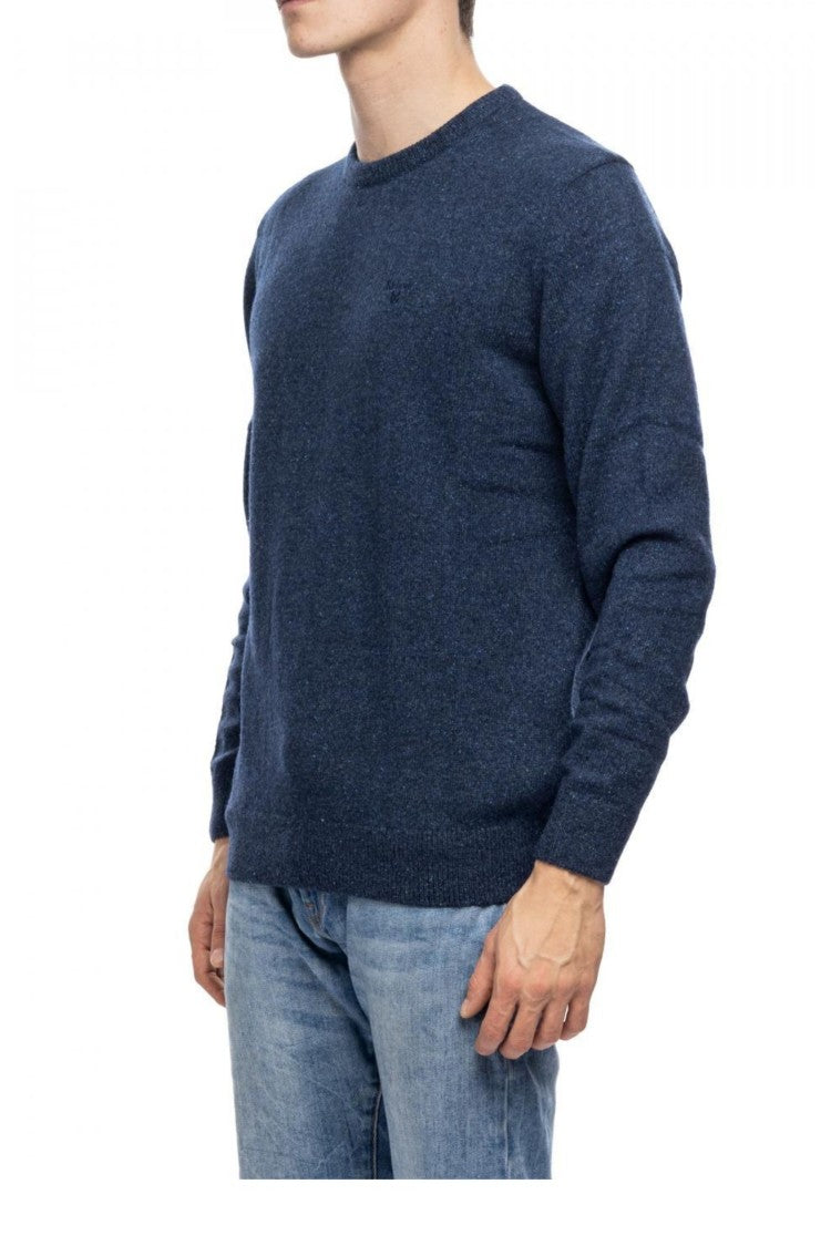 Barbour Textured Knit Crew Neck Sweater