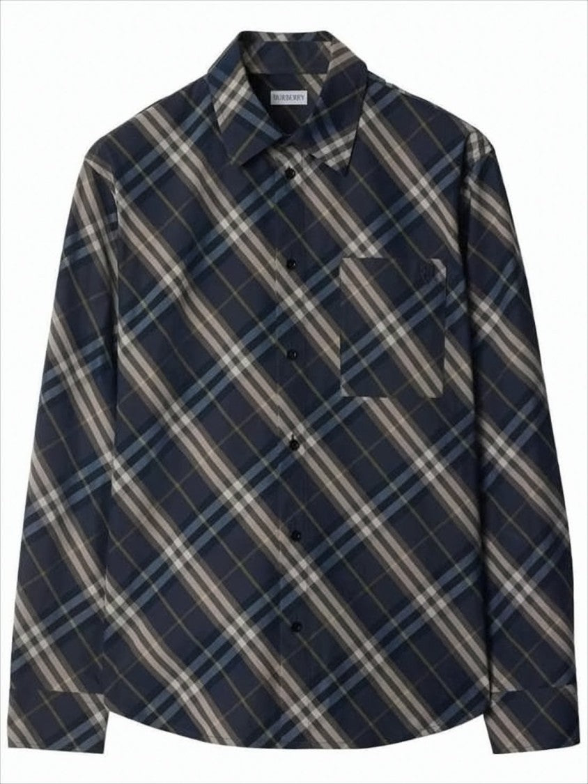 Burberry Long-Sleeve Plaid Shirt