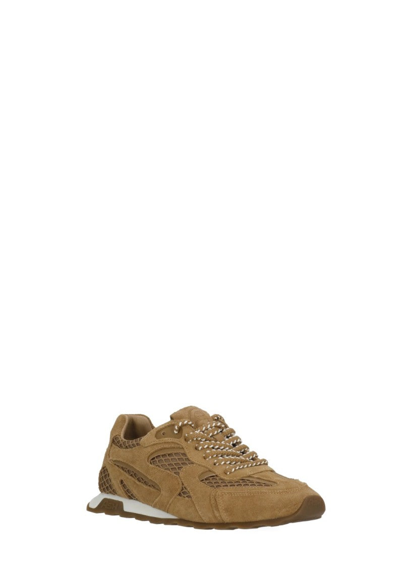 Ash Brown Kasar Net Mesh Sneakers