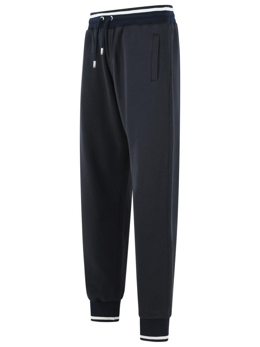 Dolce & Gabbana Jogger' Blue Cotton Pants