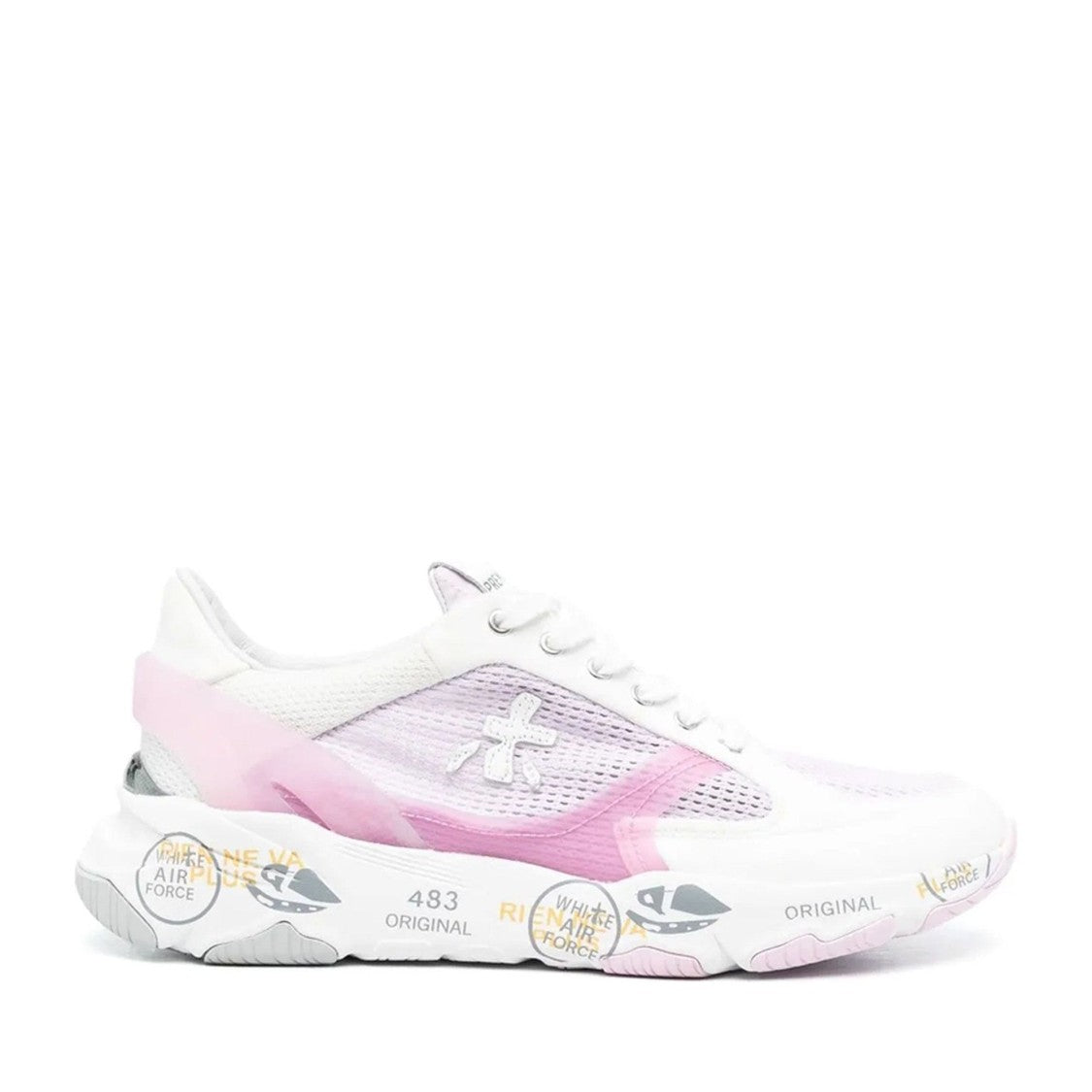 Premiata Multicolor Polyurethane Graphic Padded Sneakers