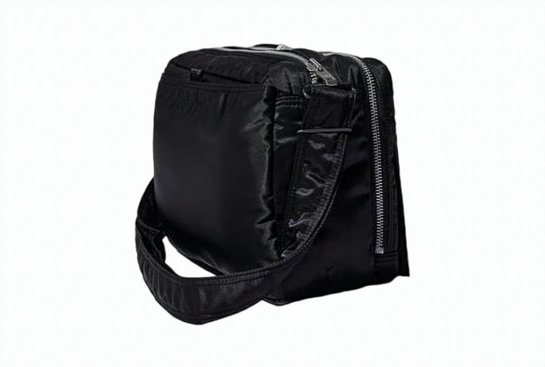 Porter Compact Nylon Crossbody Bag With Zip Pockets