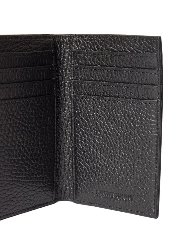 Emporio Armani Black Leather Card Holder
