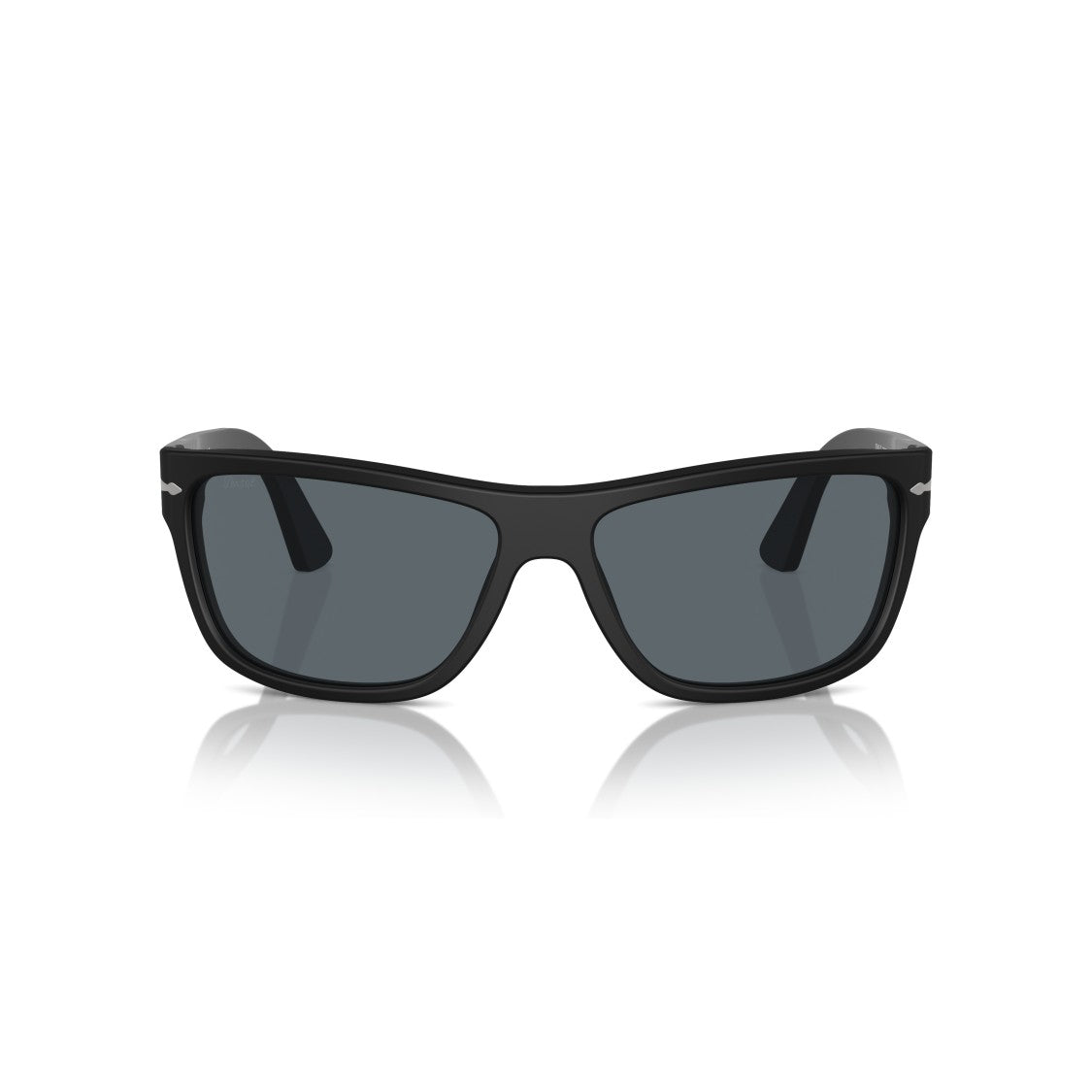 Persol 0Po3342s Rectangular Acetate Sunglasses With Silver Arrow Detail