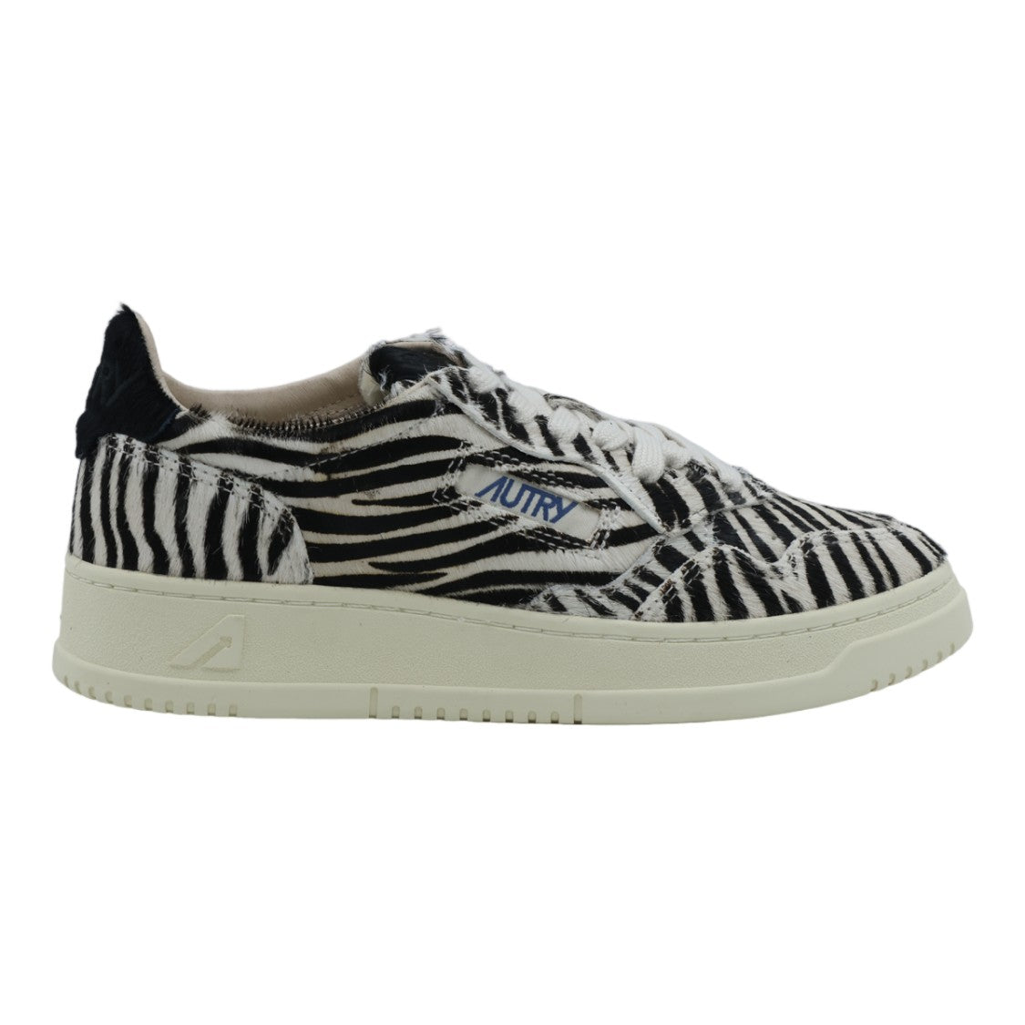 Autry Bold Zebra Stripe Low-Top Autry Sneakers