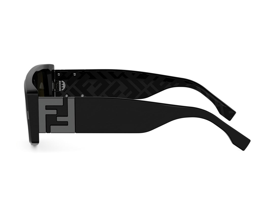 Fendi Fe40214u Embossed Oversized Square Sunglasses