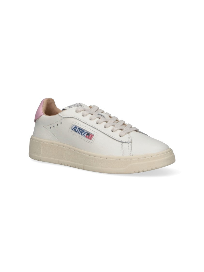 Autry Low-Top Off-White Leather Sneakers