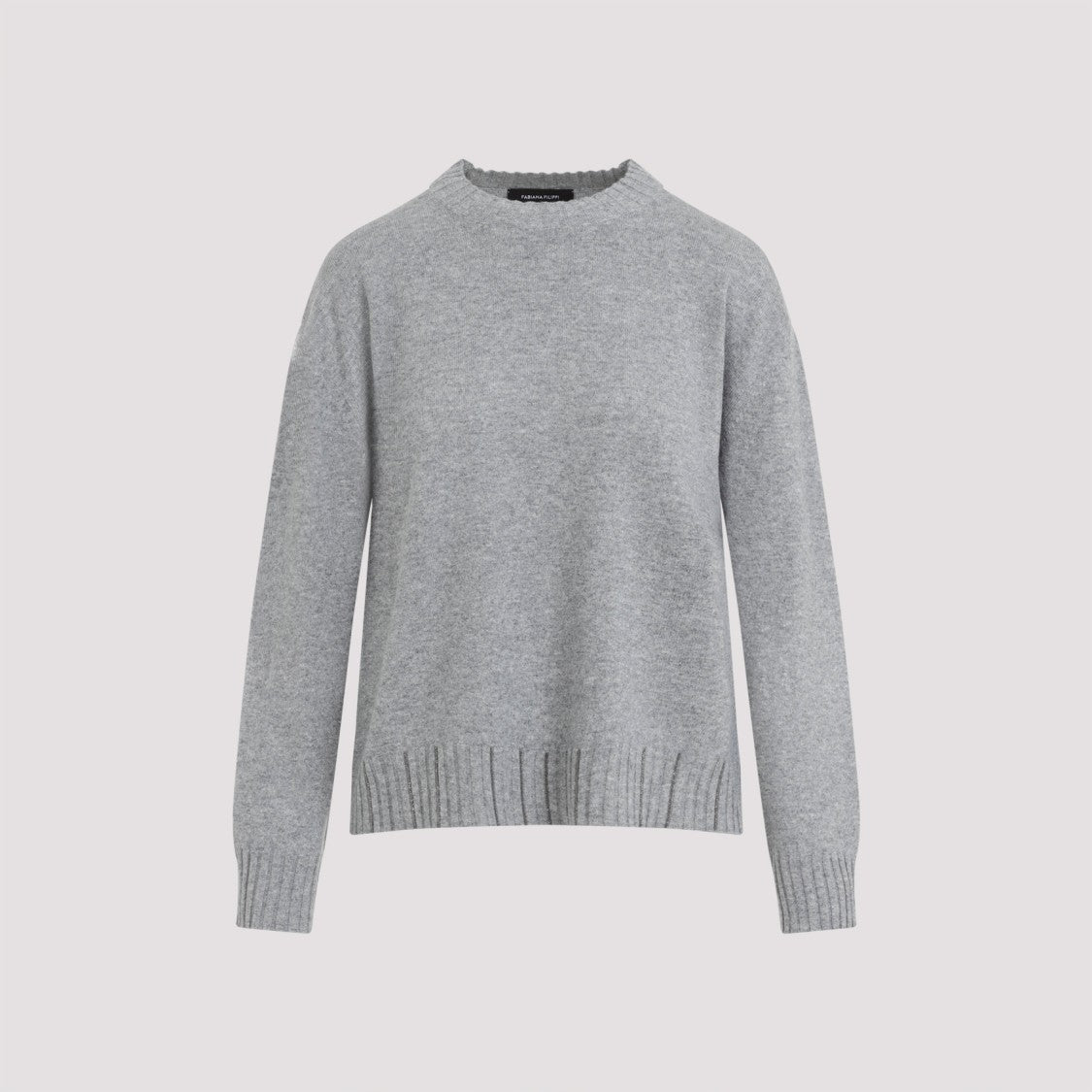 Fabiana Filippi Grey Wool Sweater