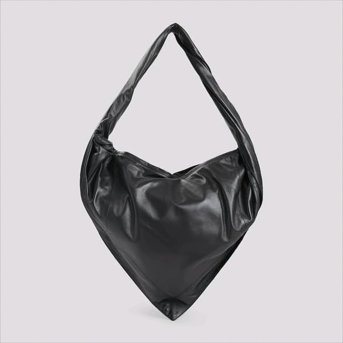 Lemaire Triangular Lambskin Shoulder Bag With Sculptural Silhouette