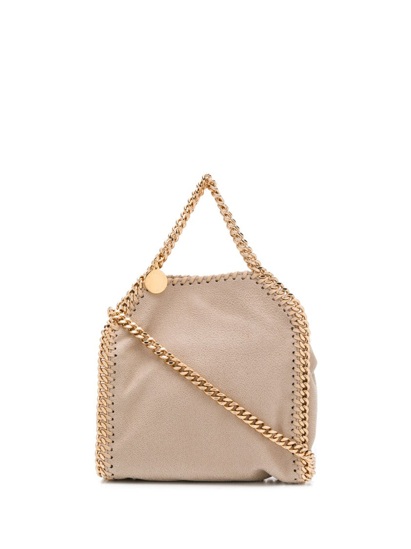 Stella Mccartney Soft-Structured Falabella Tiny Bag With Chain Trim