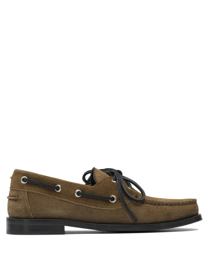 Aeydē Classic Moccasin Loafers With Suede Leather