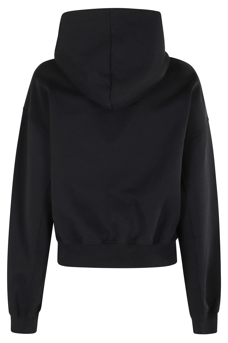 J. W. Anderson Anchor Embroidery Cropped Hoodie
