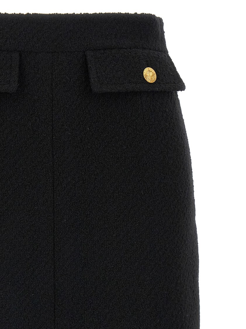 Chloé Bouclé Wool Skirt
