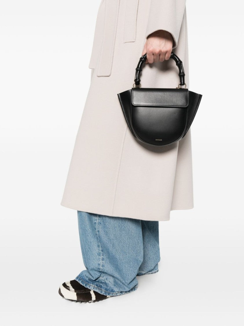 Wandler Black Hortensia Mini Bamboo Shoulder Bag