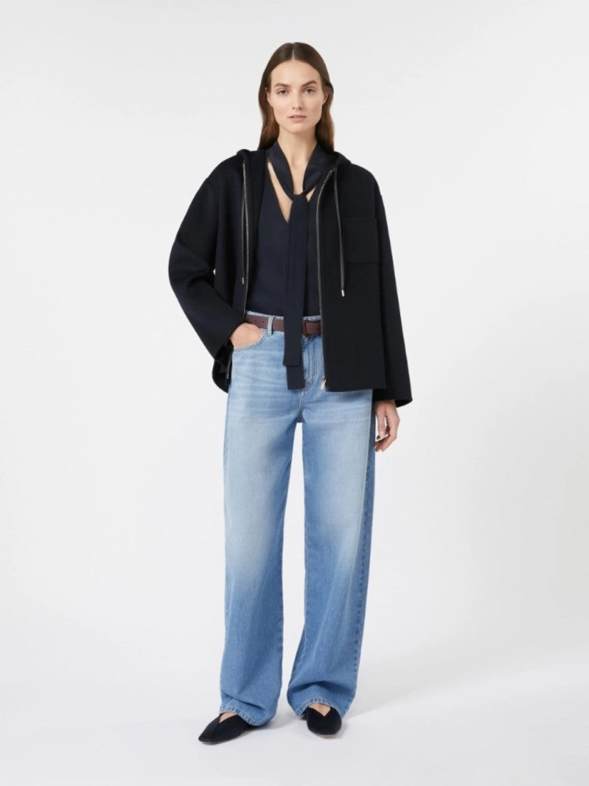 Max Mara Relaxed Fit Hooded Mina Jacket