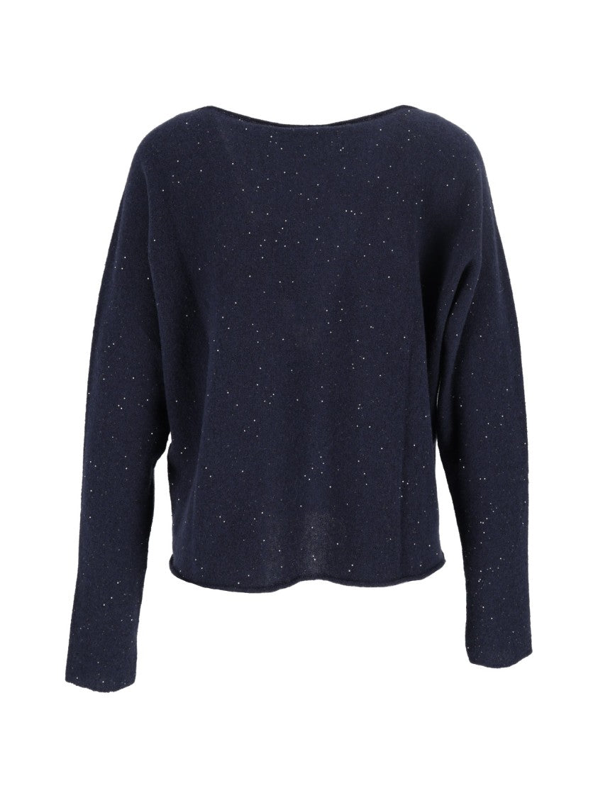 Antonelli Firenze Relaxed Speckled Knit Sweater
