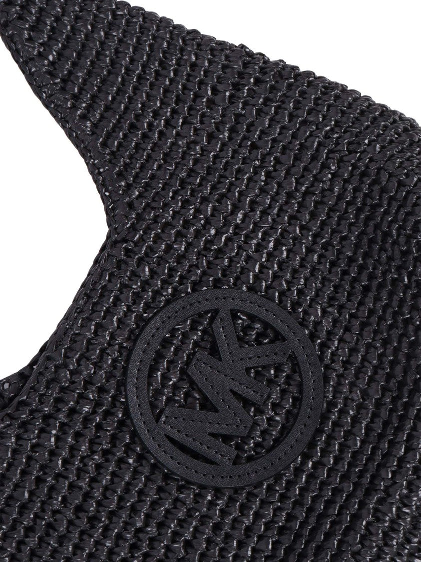 Michael Kors Crescent Woven Hobo Bag