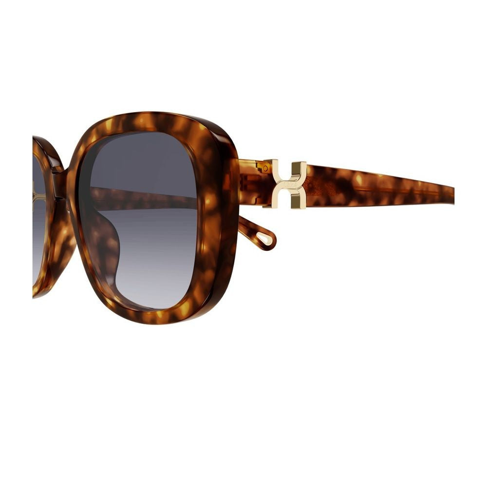 Chloé Ch0303sk Marcie-Linea Chloé Honey Havana Rectangular Sunglasses