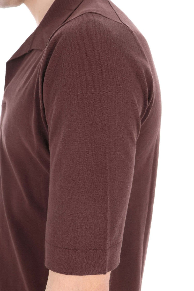 Ballantyne Fine Cotton Open Collar Polo