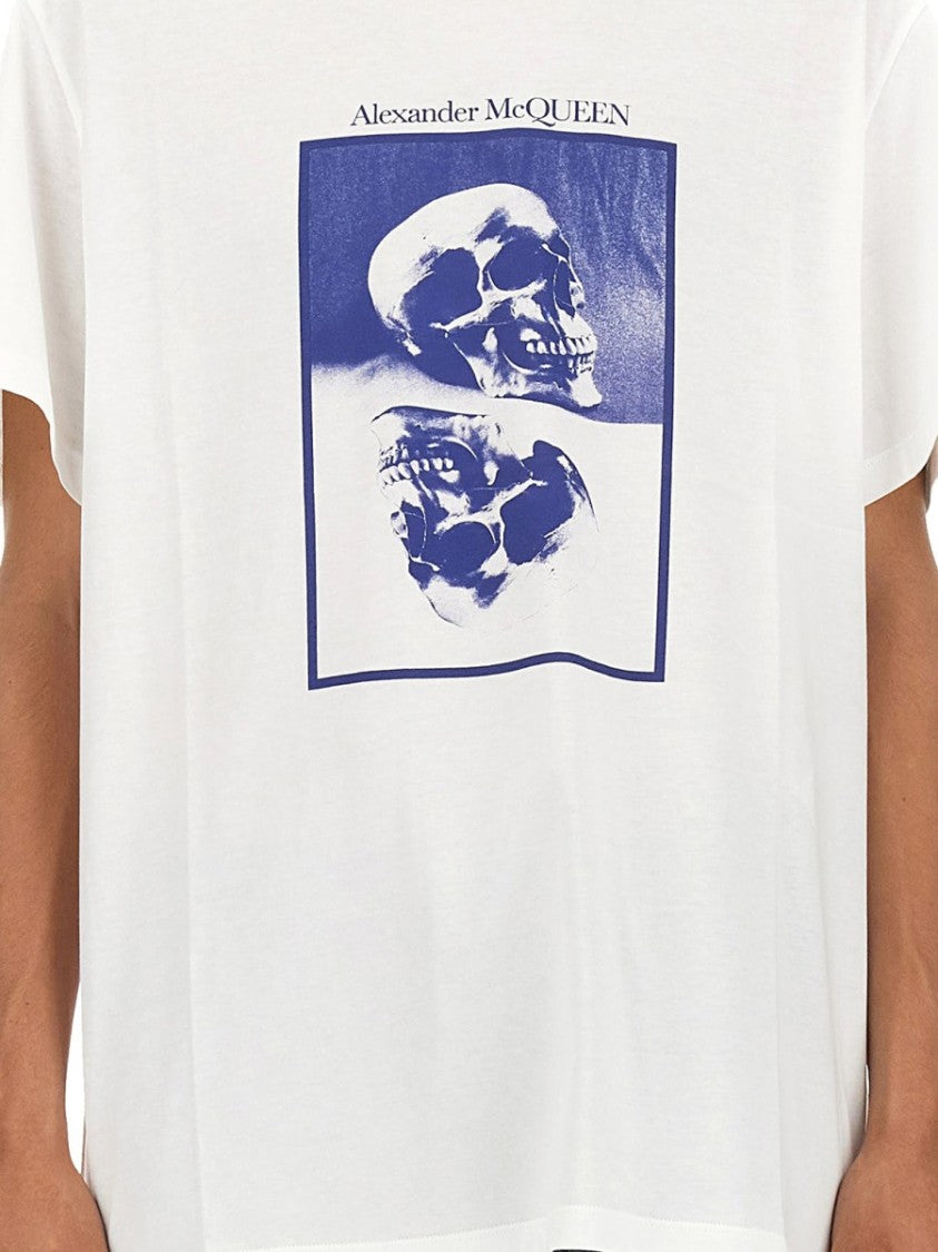 Alexander Mcqueen Logo Print T-Shirt