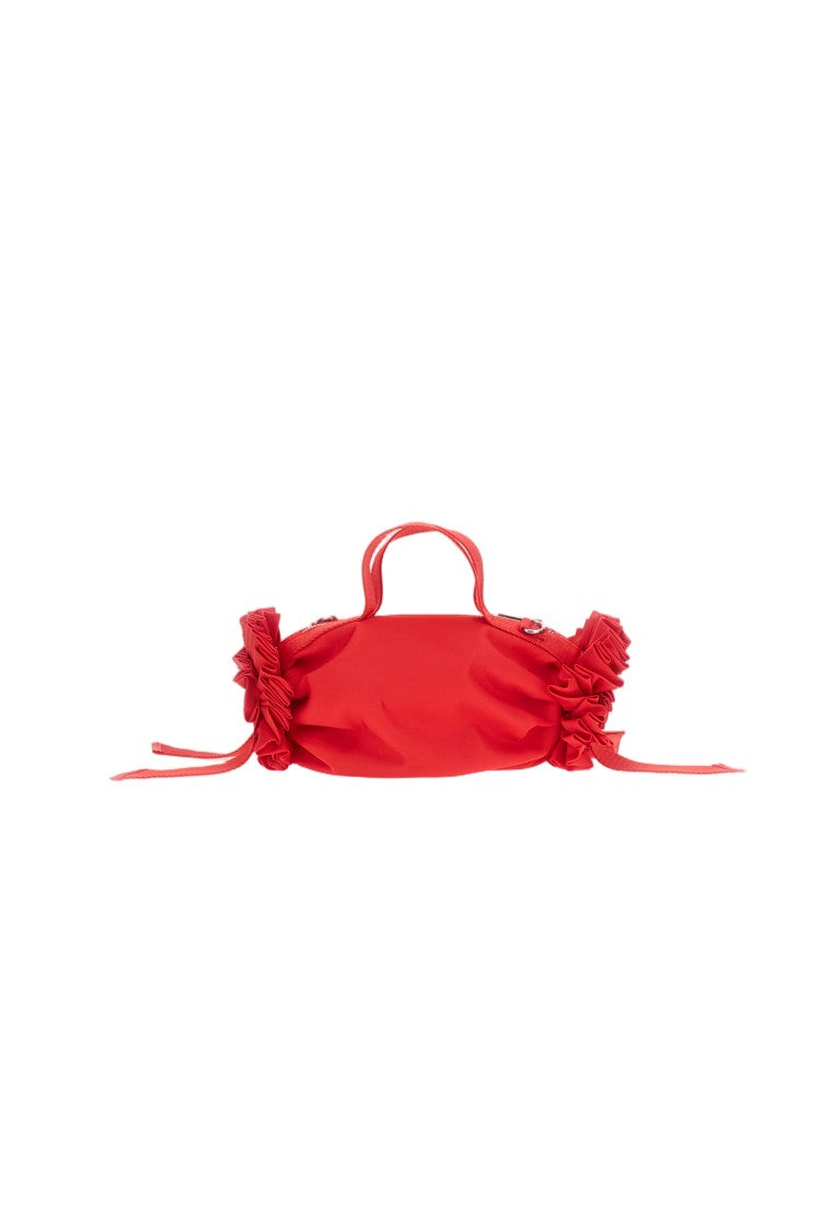 Simone Rocha Red Ribbon Rosette Top-Handle Bag