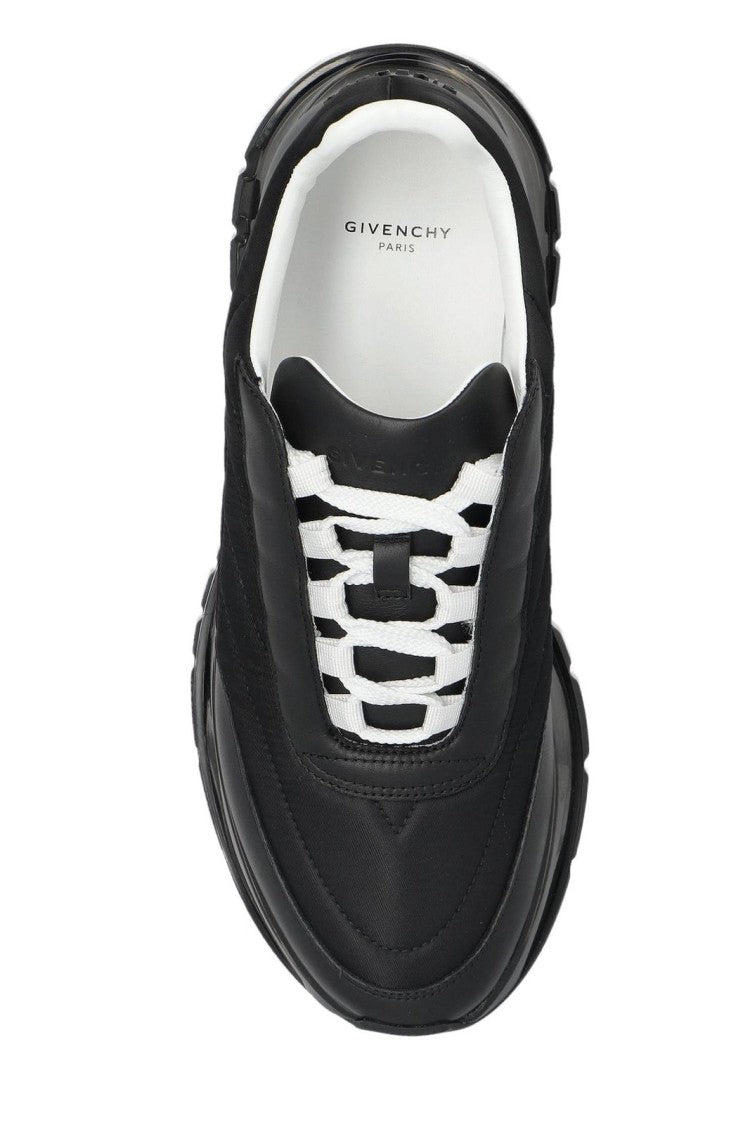 Givenchy Quilted Black Sneakers With Translucent Sole