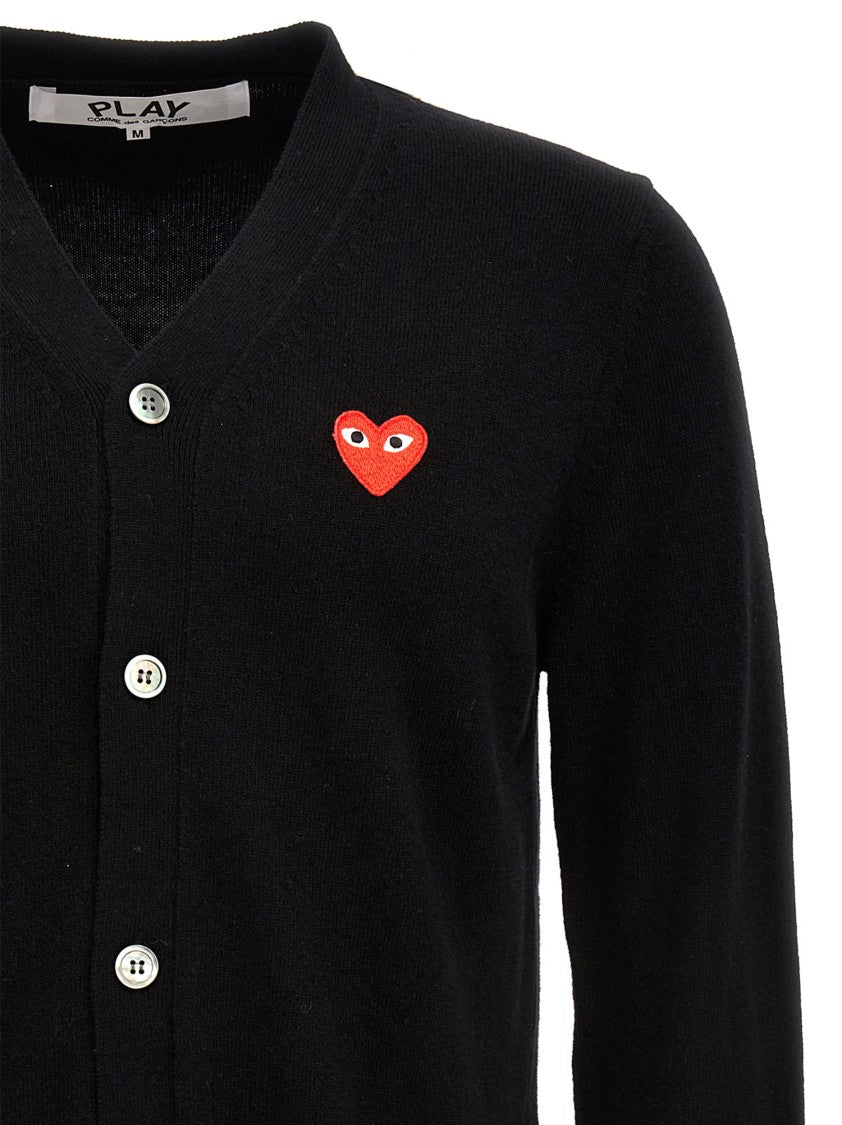 Comme Des Garçons 'Heart' Cardigan