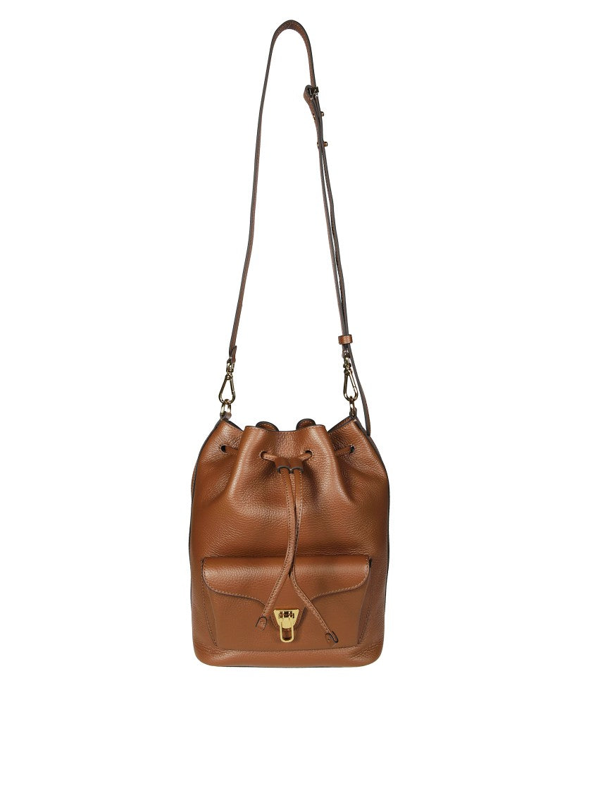 Coccinelle Bucket-Style Backpack With Drawstring Closure