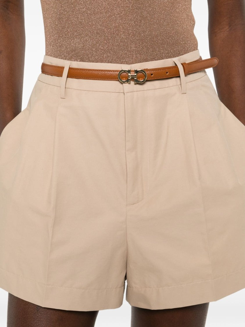 Fabiana Filippi Black High-Waisted Tailored Shorts