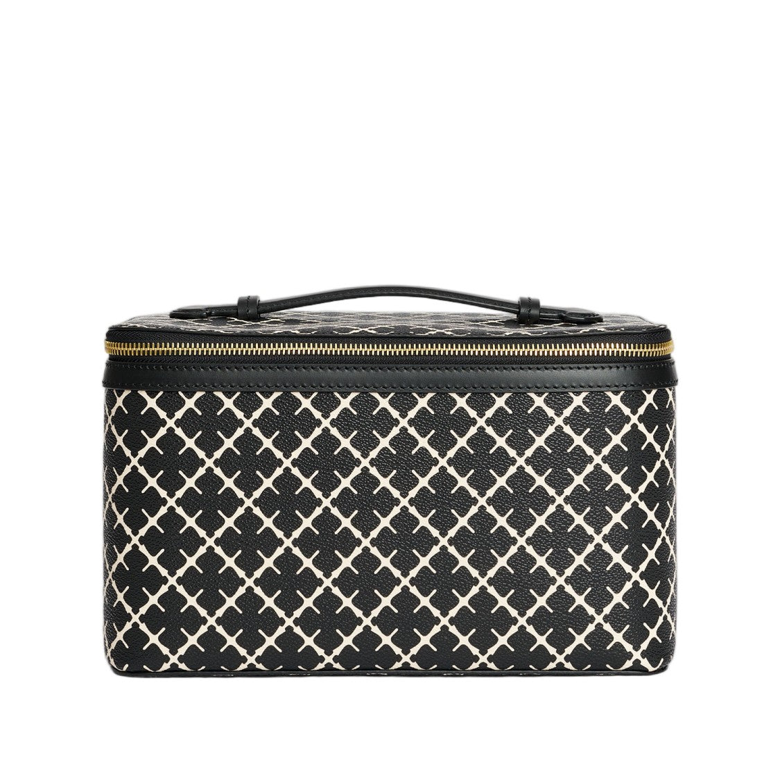 By Malene Birger Black/White Floral Print Vanity Bag