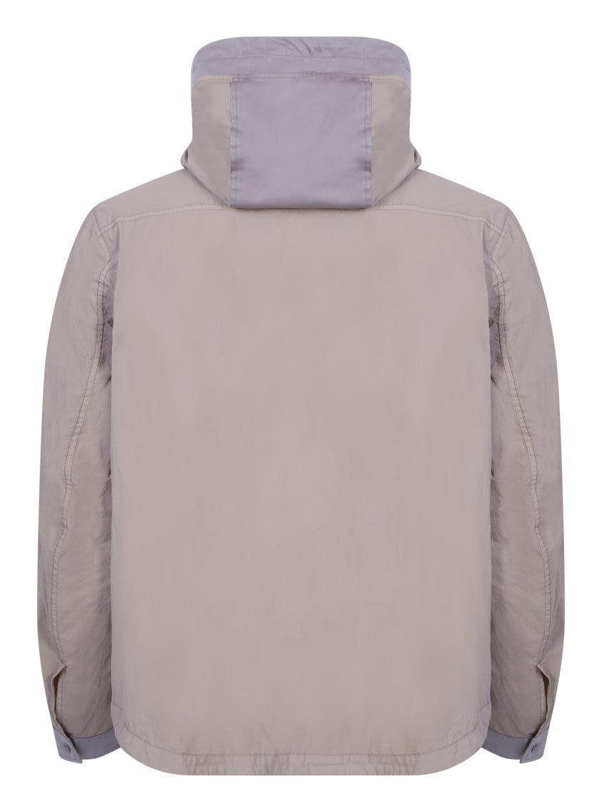 Ten C Grey Hooded Jacket