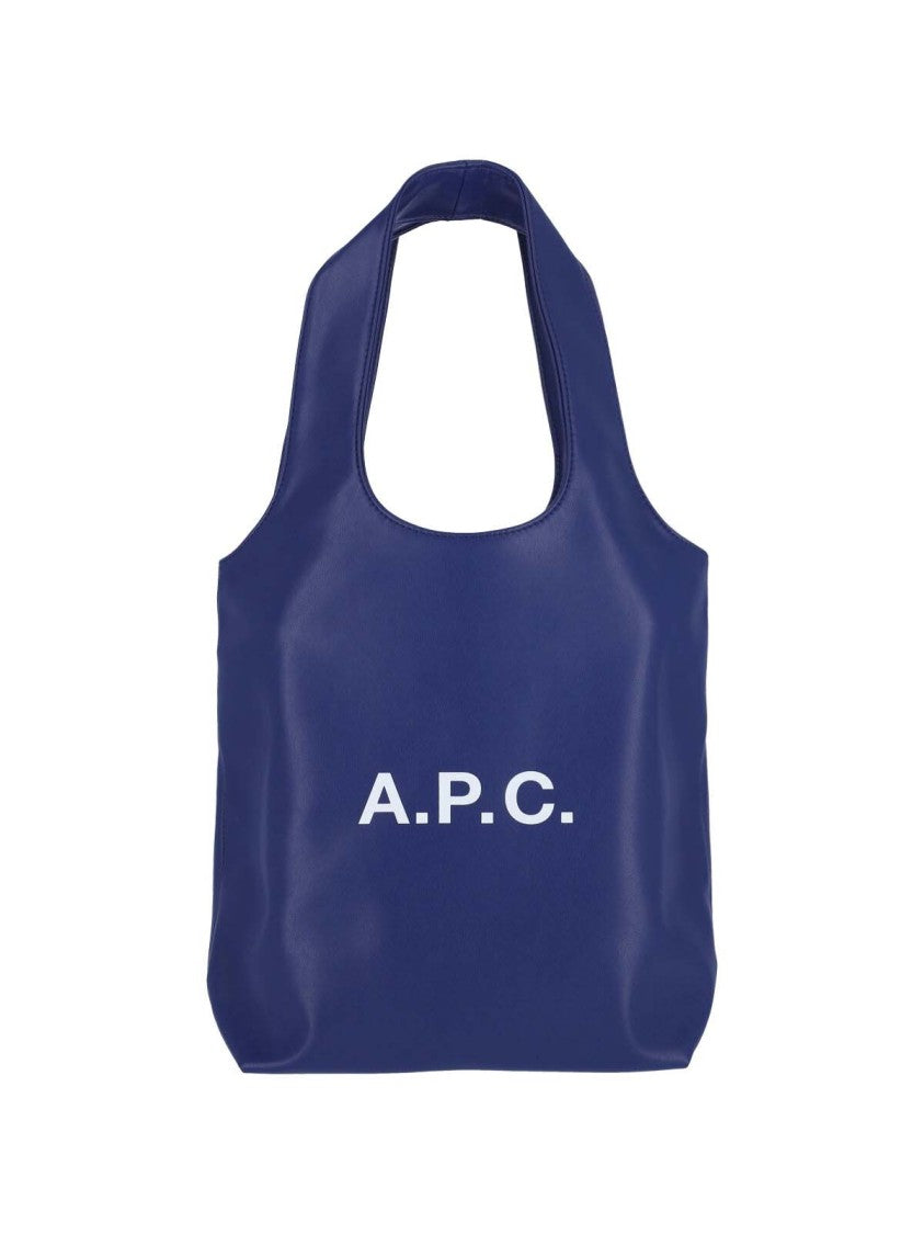 A.P.C. "Ninon" Small Tote Bag Blue