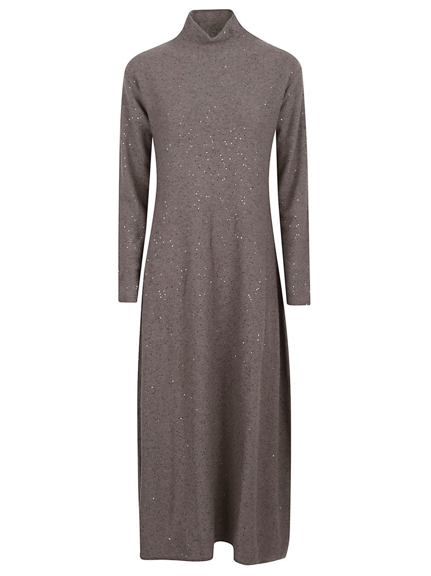 Antonelli Alpaca Blend Midi Dress