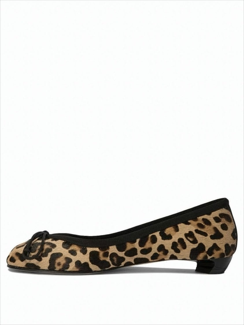 Alexander Mcqueen Leopard Print Ballet Flats