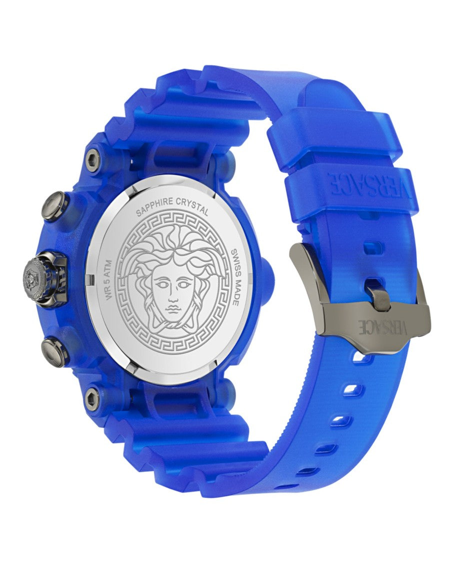 Versace Real Active Chrono Silicone Watch