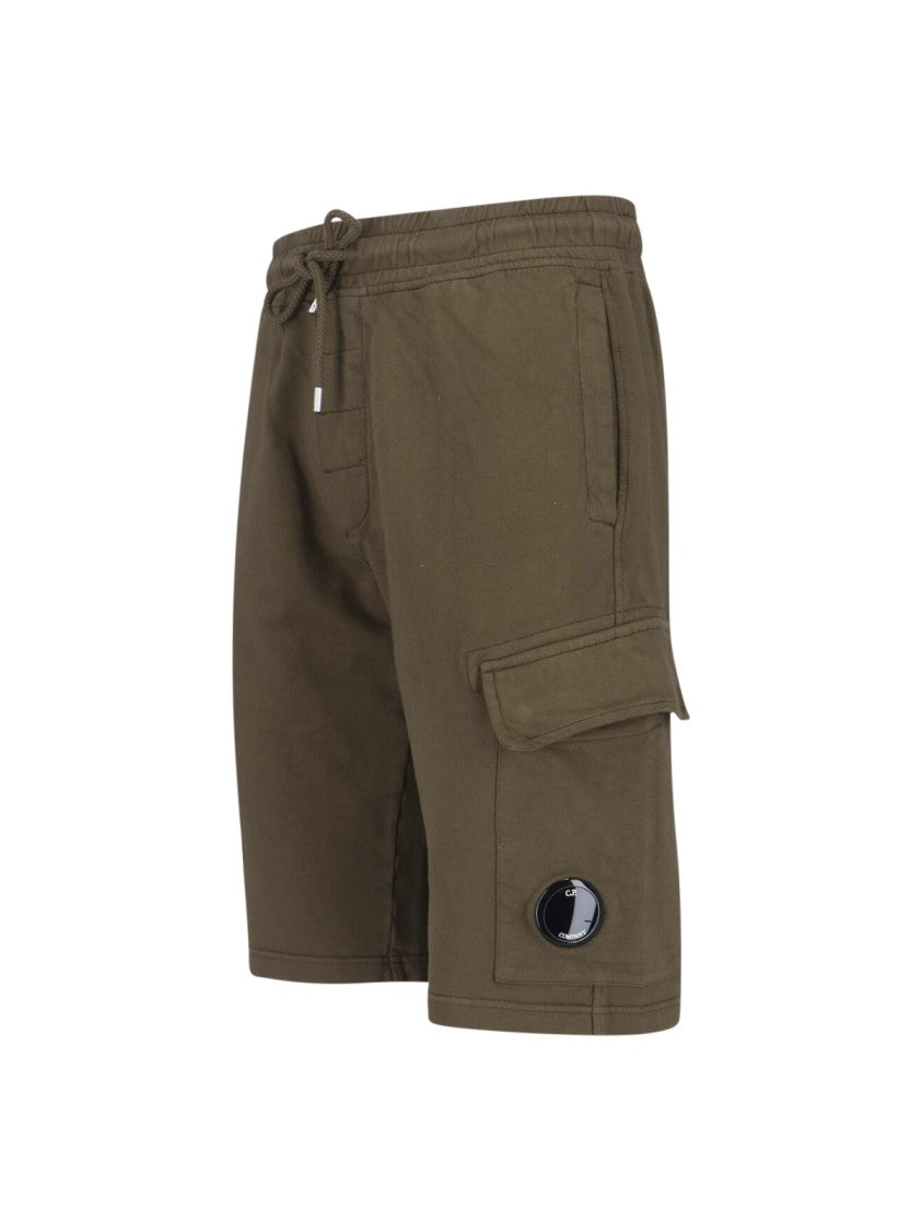 C.P. Company Straight-Leg Trousers In Solid Green With Timeless Appeal