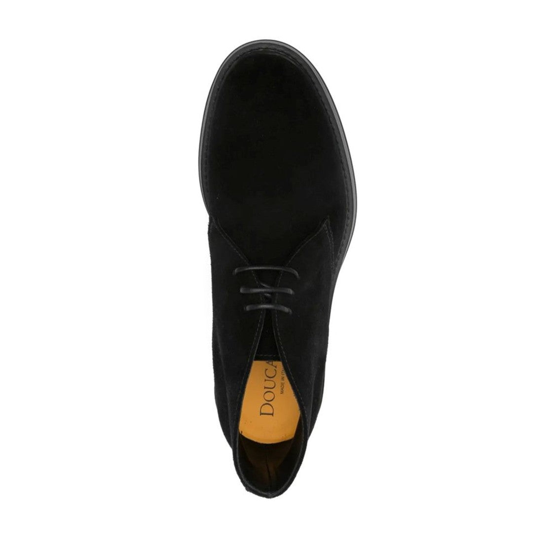 Doucal's Black Chukka Premium Calf Suede Boots