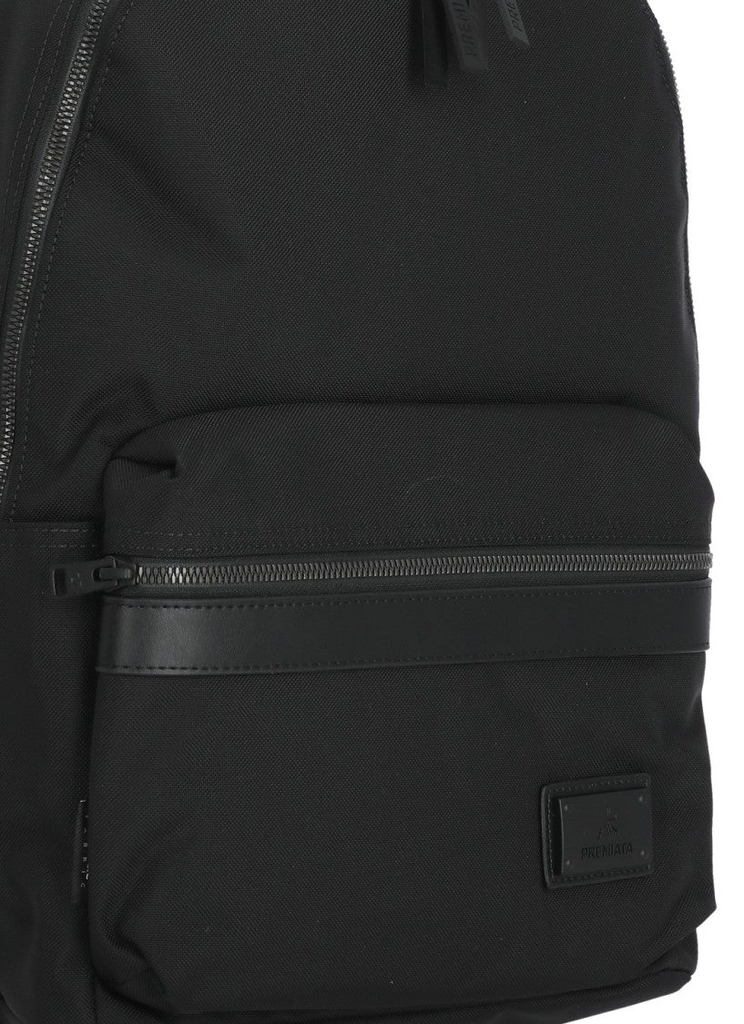 Premiata Blade 2140 Backpack With Embossed Logo And Multiple Compartments