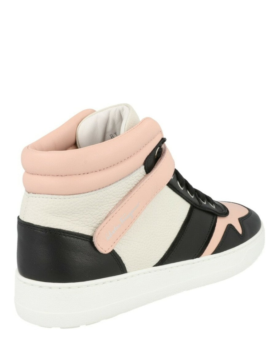 Ferragamo Noe High-Top Sneakers