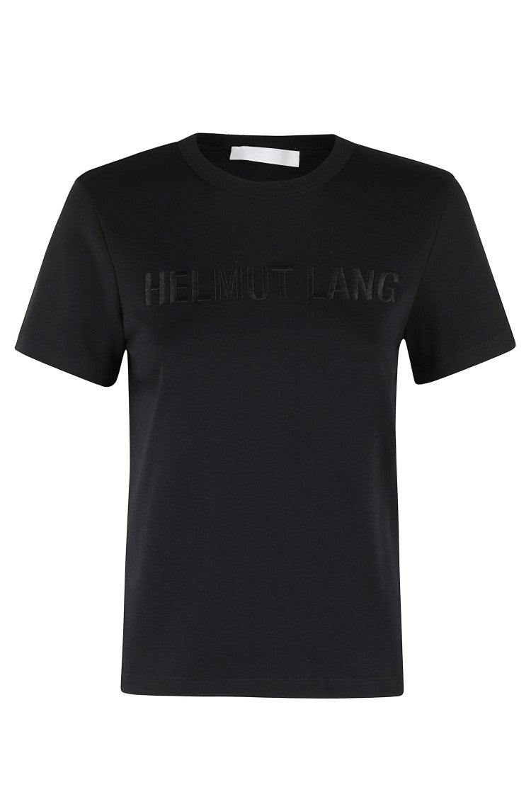 Helmut Lang Fitted Black Cotton Tee